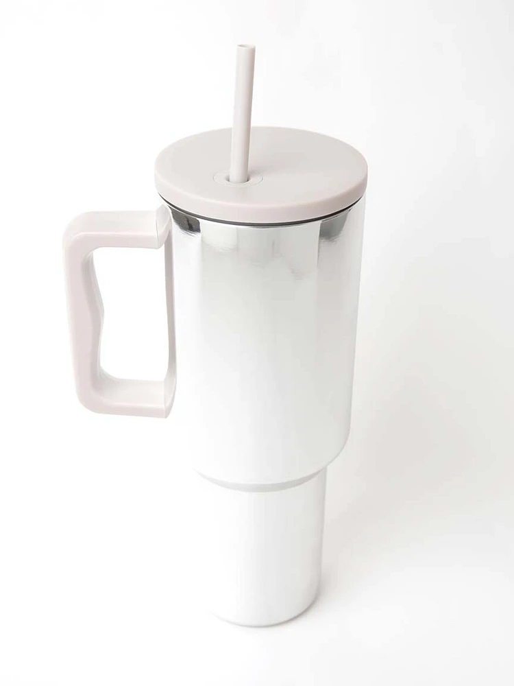Silver Electroplated Tumbler