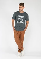 Mens I'm Here Tee