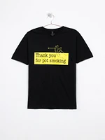 Men's Thank-you for Pot Smoking Tee