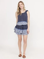 Women's Border Print Tank