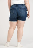 Women's Plus Cuffed Bermuda Jean Short