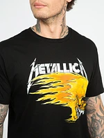 Men's Metallica Flaming Tee