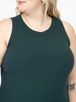 Women's Rib Crew Neck Tank