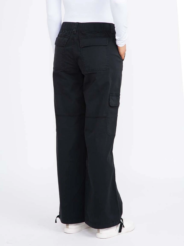 Women's 2 Button Baggy Cargo Pants