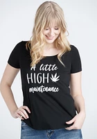 Women's High Maintence Scoop Neck Tee