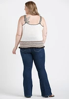 Women's Crochet Sweater Tank