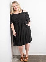 Women's Cold Shoulder Dress