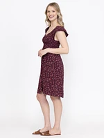 Women's Flutter Sleeve Dress