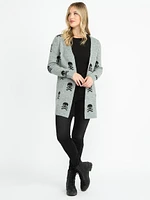 Women's Skull Cardigan