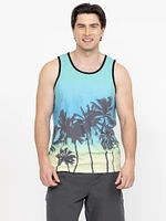 Men's Palm Tree Sublimation Tank
