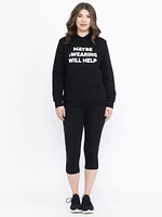 Women's Swearing Will Help Hoodie