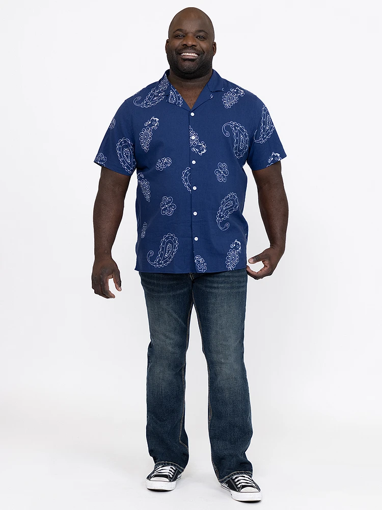 Men's GBC Paisley Resort Shirt