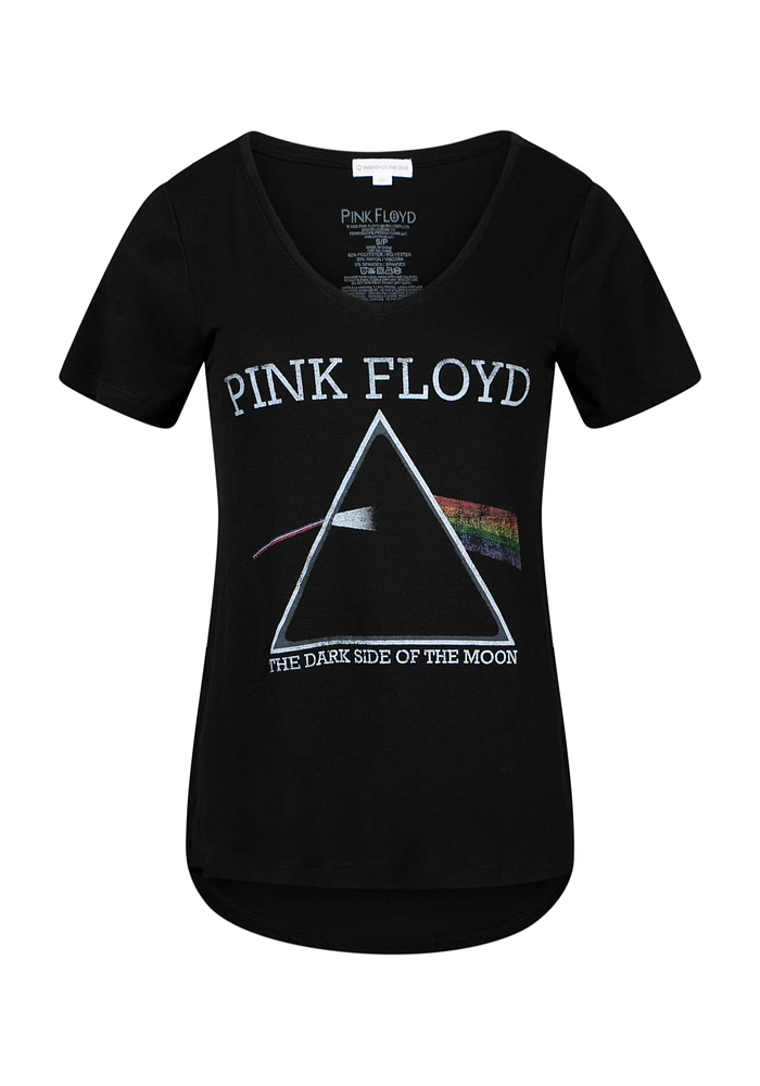 Women's Pink Floyd V Neck Tee