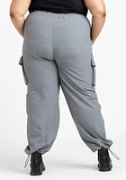 Women's Nylon Parachute Cargo Pant