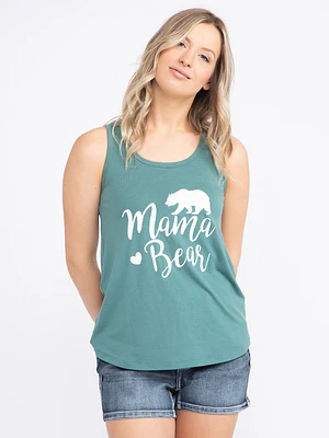 Women's Mama Bear Scoop Neck Tank