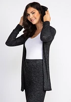 Women's Soft Knit Hooded Cardigan