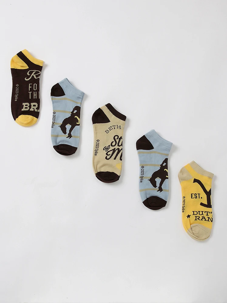 Women's 5-Pack of Yellowstone Ankle Socks