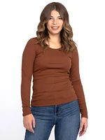 Women's Ribbed Long Sleeve Tee