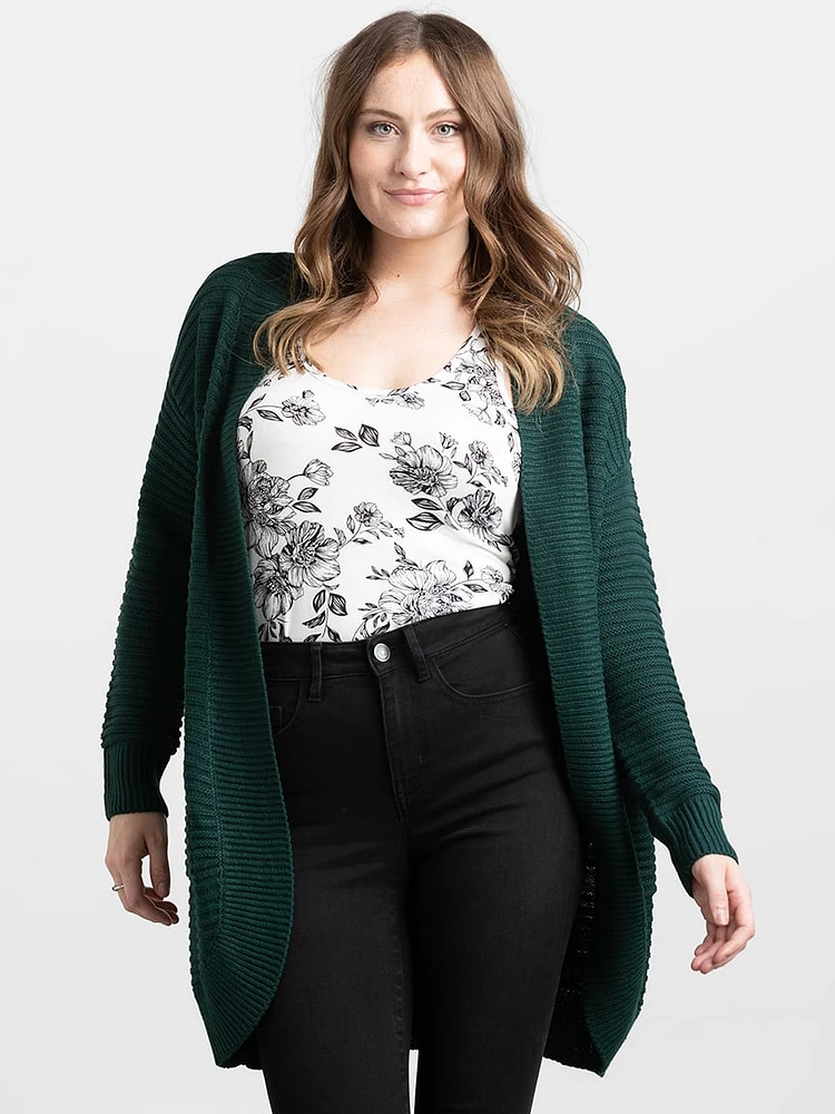 Women's Ribbed Cardigan