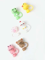 Animals Straw Toppers
