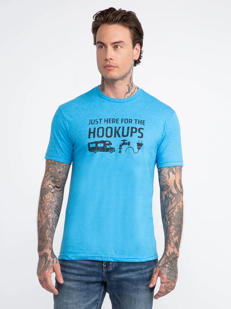 Men's Here for the Hookups Tee