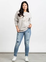 Women's Autumn Heart Sweat Shirt