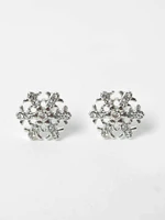 Women's Snowflake Stud Earrings