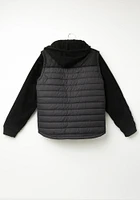 Men's Knit Sleeve Puffer Jacket