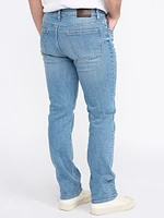 Men's Light Wash Relaxed Slim Jeans