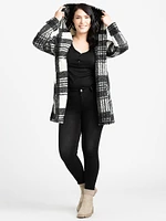 Women's Boucle Plaid Coat