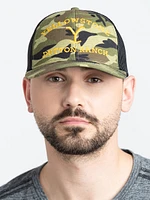 Men's Camo Yellowstone Trucker Hat