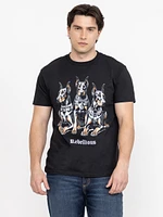 Men's 3 Chained Dobermans Tee