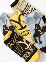 Women's 5-Pack of Yellowstone Ankle Socks