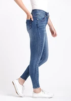 Women’s 3 Button High Rise Skinny Jeans