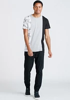 Men's Everyday Marble Colour Block Tee