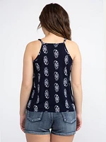 Women's Cross Neck Tank Top