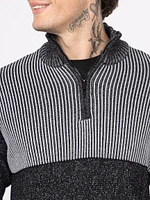 Men's Quarter Zip Sweater