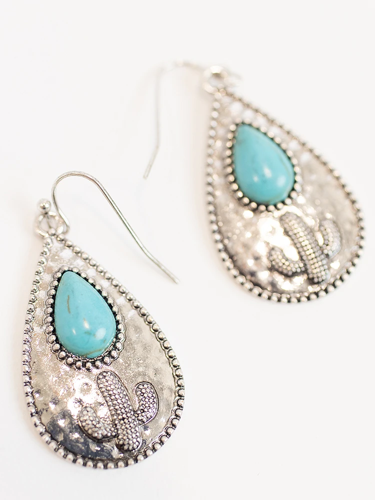 Women's Hammered Earrings