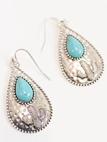 Women's Hammered Earrings