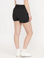 Women's Ruched Hybrid 2-in-1 Shorts