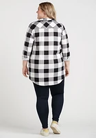 Women's Buffalo Plaid Tunic Shirt