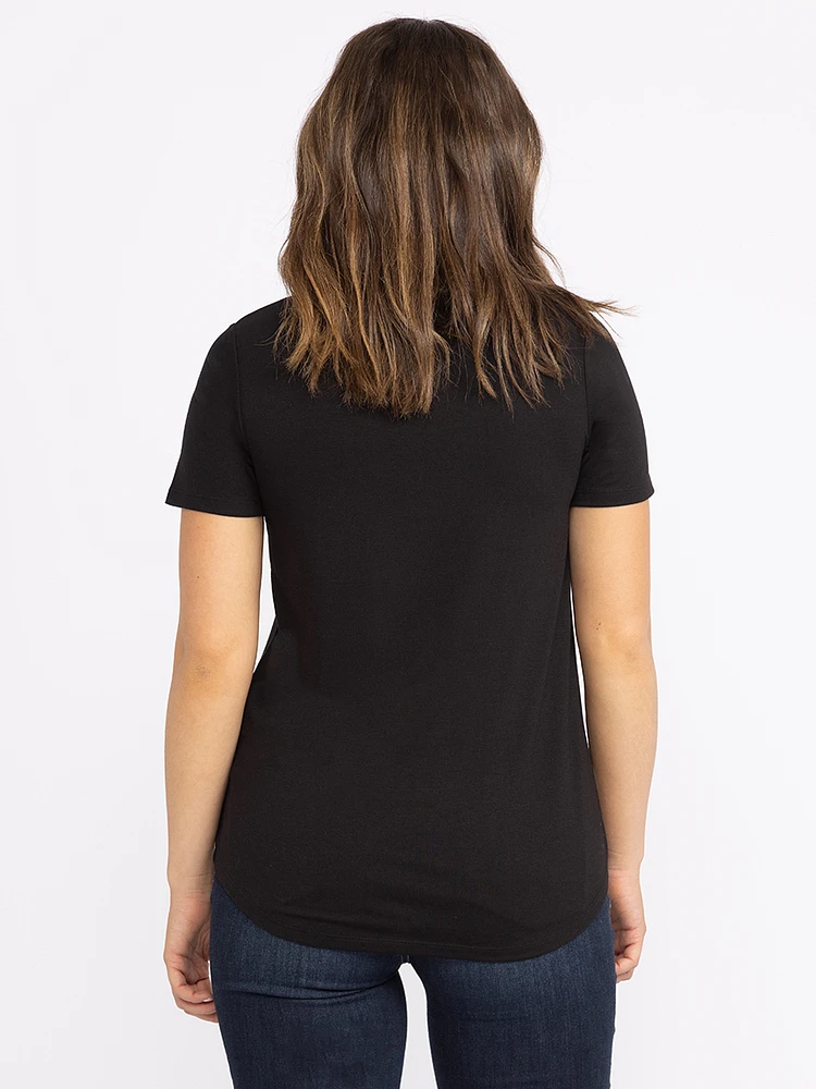 Women's Bull Head Scoop Neck Tee