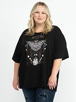 Women's Butterfly Oversized Tee