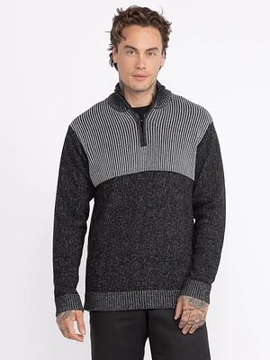 Men's Quarter Zip Sweater