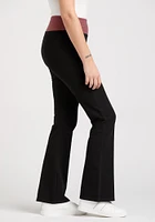 Women's Contrast Waist Yoga Pant