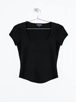 Women's Rib Corset Tee