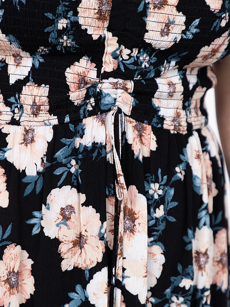 Women's Ruched Midi Dress