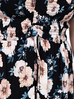 Women's Ruched Midi Dress