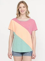 Women's Multi Colour Block Top