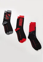 Men's 3 Pack The Batman Socks